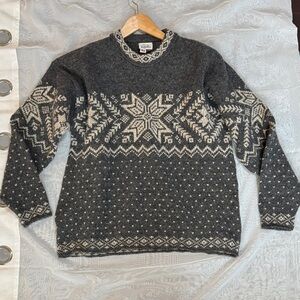 VTG Joe’s outdoors wool Gray Patterned Sweater